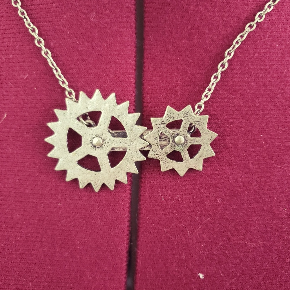 Gear Steampunk Necklace